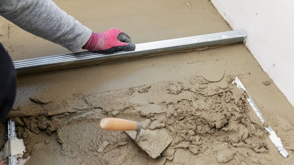 İnşaat Şap Ustası